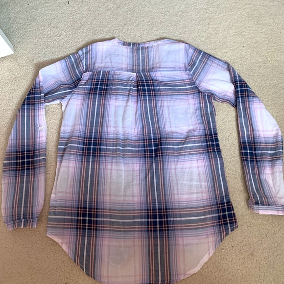 Lightweight Multicoloured Plaid Flannel | Women’s Size M | Triple Five Soul - Picture 4 of 5